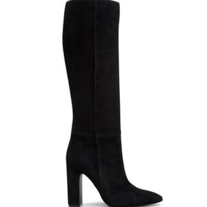 RANSOM BLACK SUEDE Steve Madden boots